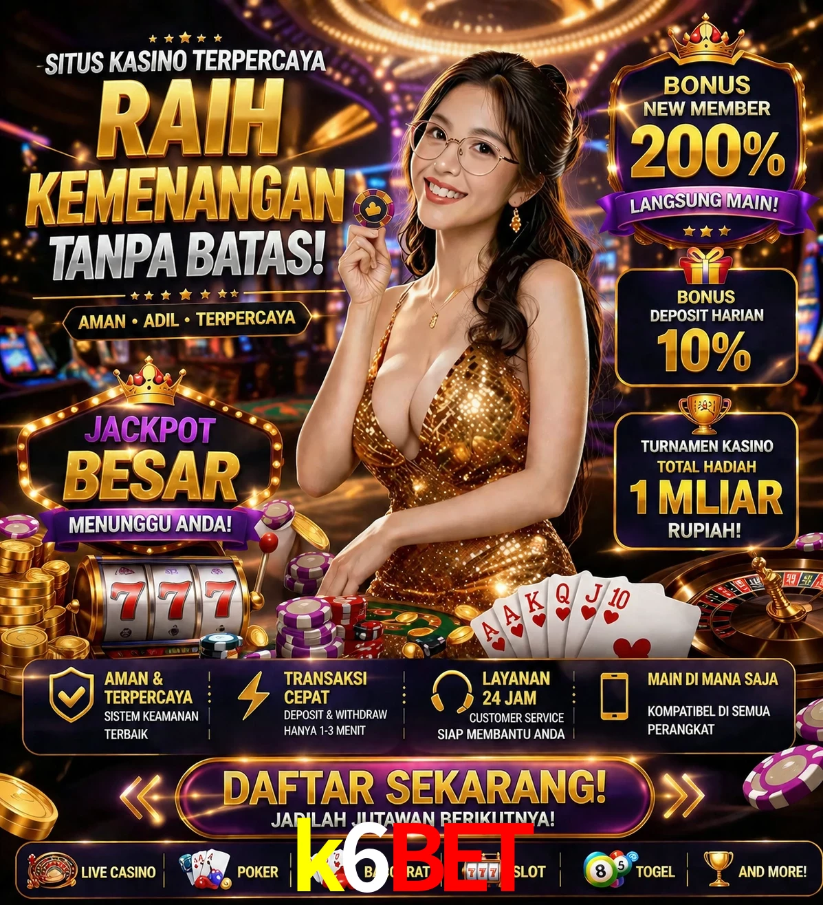 Roleta e blackjack k6bet