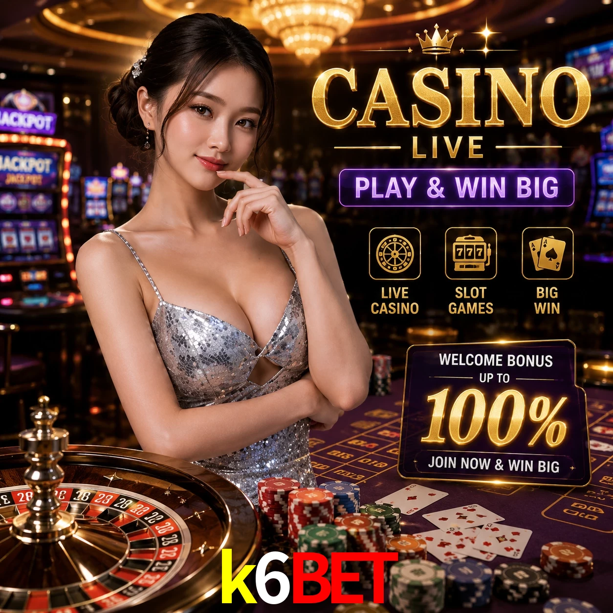Aplicativo móvel k6bet para iOS e Android